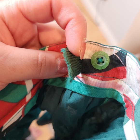 NWT Bill Tornade Green Cotton Micro Mini Skirt Vintage Size 8 y2k 90s - Picture 7 of 16